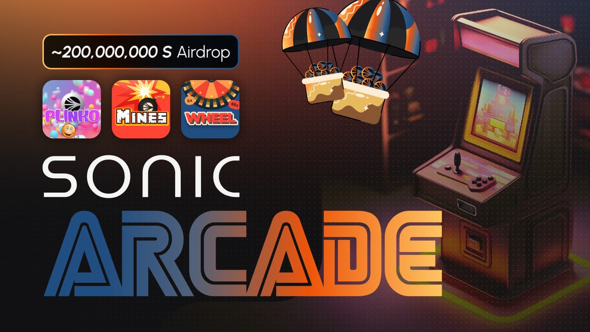 Sonic Arcade: Play-to-Earn Points for ~200M S Airdrop