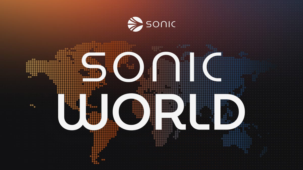 Sonic World — Bringing Sonic to Developers and Users Worldwide