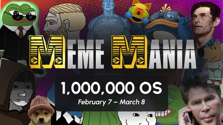 Meme Mania Competition on Sonic — 1 Million OS in Prizes